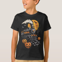 Vintage Halloween Train Jack O Lantern Pumpkin Men