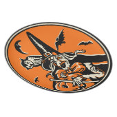 Vintage Halloween Witch Plate (Right Side)