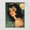 Vintage Halloween Witch Postcard | Zazzle