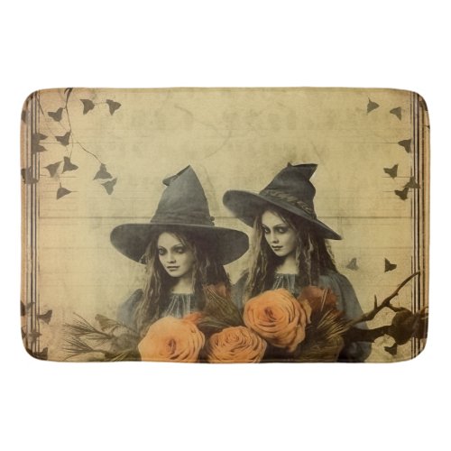 Vintage Halloween Witchcraft 11 Bath Mat