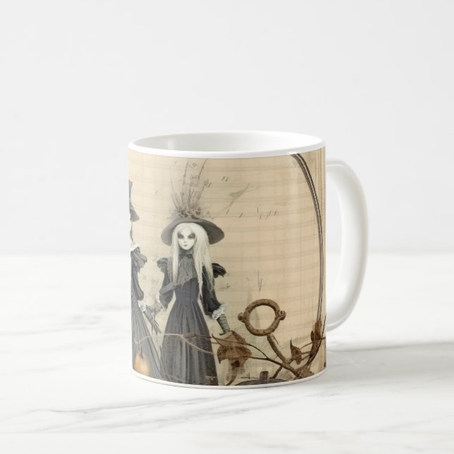 Vintage Halloween Witchcraft (12) Coffee Mug (Front Right)