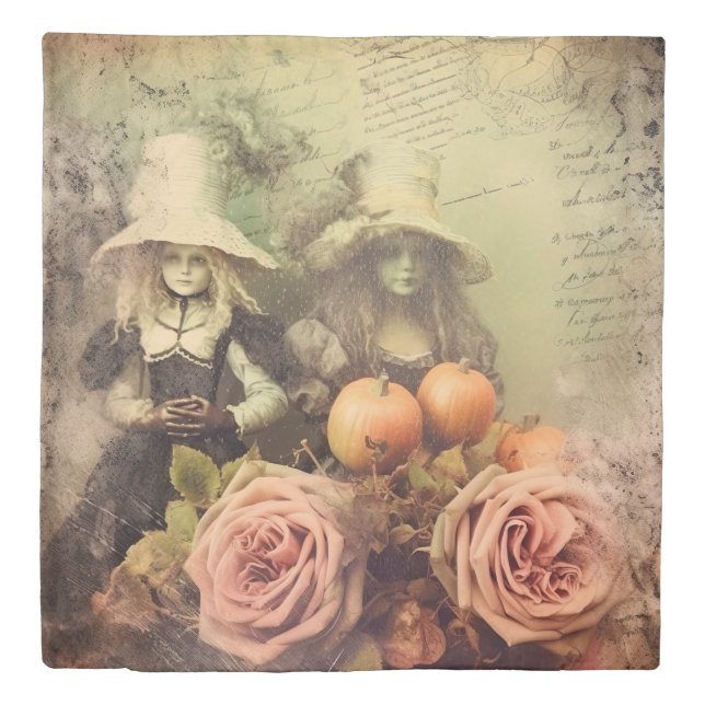 Vintage Halloween Witchcraft (1) Duvet Cover (Front)