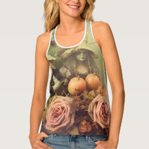 Vintage Halloween Witchcraft (1) Tank Top