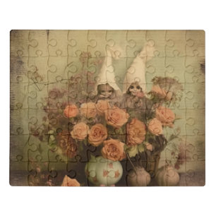 Vintage Halloween Witchcraft (2) Jigsaw Puzzle