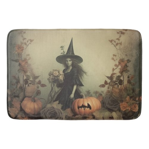 Vintage Halloween Witchcraft 3 Bath Mat