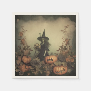 Vintage Halloween Witchcraft (3) Napkins