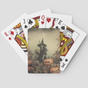Vintage Halloween Witchcraft (3) Poker Cards