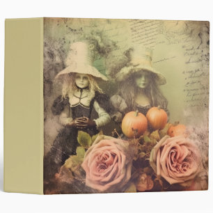 Vintage Halloween Witchcraft 3 Ring Binder