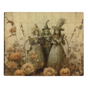 Vintage Halloween Witchcraft (5) Jigsaw Puzzle