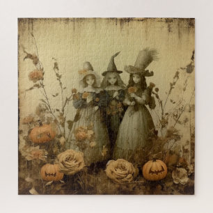 Vintage Halloween Witchcraft (5) Jigsaw Puzzle