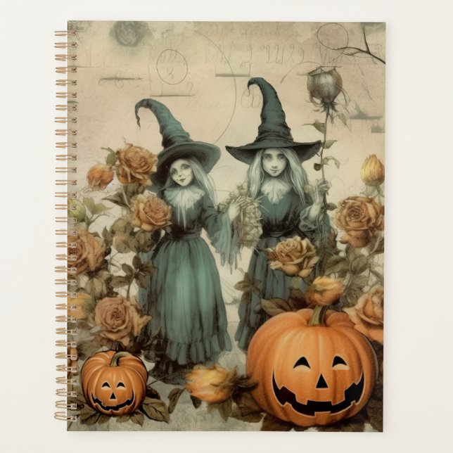 Vintage Halloween Witchcraft (6) Planner (Front)