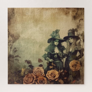 Vintage Halloween Witchcraft (7) Jigsaw Puzzle