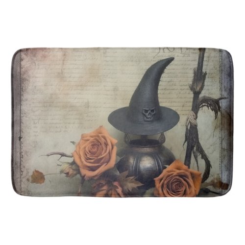 Vintage Halloween Witchcraft 8 Bath Mat