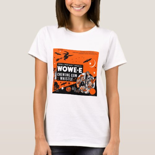 Vintage Halloween WOWE_E Wax Whistle T_Shirt