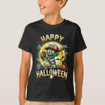 Vintage Halloween Zombie Sell Skeleton Sell Player T-Shirt