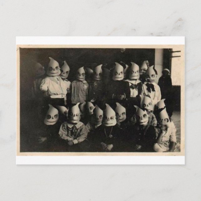 Vintage halloween's costumes photo in Ireland Postcard (Front)