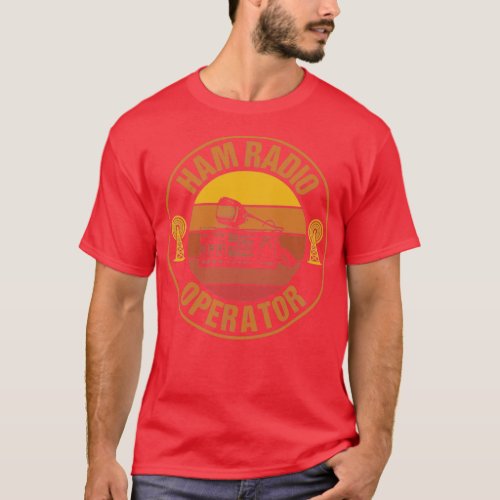 Vintage Ham Radio Operator  2  T_Shirt