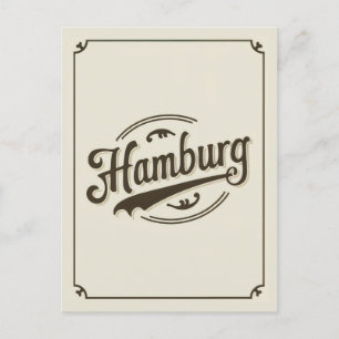 Vintage Hamburg Germany Postcard