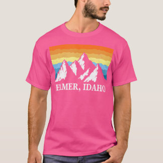 Vintage Hamer Idaho Mountain Hiking Souvenir Print T-Shirt