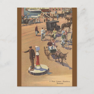 Vintage Hamilton Bermuda Postcard