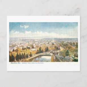 Vintage Hamilton, Ontario, View from the Mountain Postcard