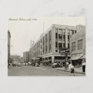 Vintage HAMMOND, INDIANA (early 1950s) Postcard