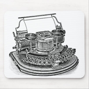 Vintage Hammond No. 2 Typewriter Mouse Pad
