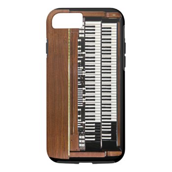 Vintage Hammond Organ Iphone 7 Case by zarenmusic at Zazzle
