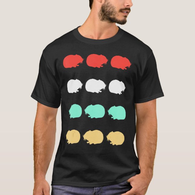 Vintage Hamster Design - Hamster T-Shirt (Front)