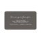 Vintage Hand Drawn Flowers Business Card