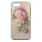 Vintage Hand Painted White and Pink Roses