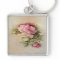 Vintage Hand Painted White and Pink Roses