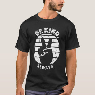 Vintage Hand Peace Sign Anti Bullying Unity Day Or T-Shirt