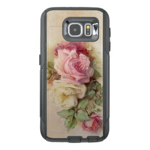 Vintage Handpainted Style Roses OtterBox Samsung Galaxy S6 Case