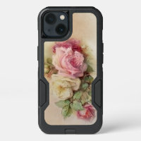 Vintage Handpainted Style Roses