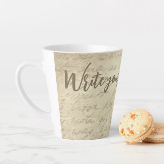 Vintage-Handschrift: Ruhe & Nostalgie Latte Mug