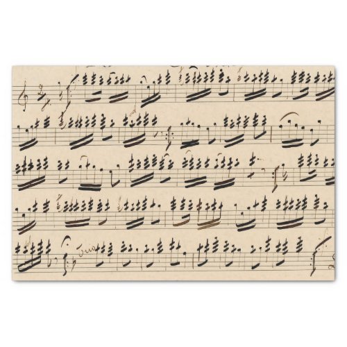 Vintage Handwritten Sheet Music
