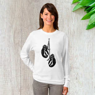 Vintage Hanging Boxing Gloves Retro Fighter T-Shirt