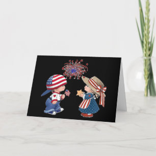 Vintage Happy 250th Birthday America 1776-2026 Card