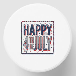 Vintage Happy 4th of July Patriotic Shirt Design_1 Mini Candle Favors