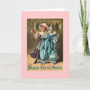 Vintage Happy April Fools Day Card
