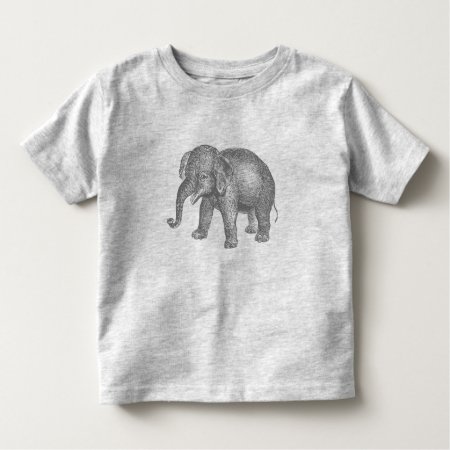 Vintage Happy Baby Elephant Toddler T-shirt