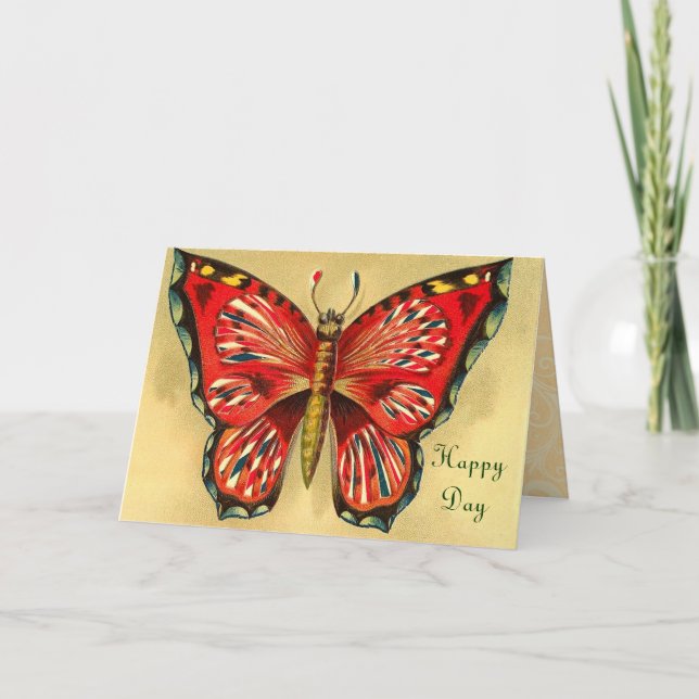 Vintage Happy Birthday card (Front)