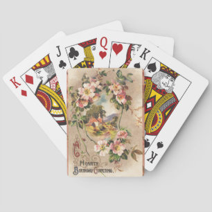 Vintage Happy Birthday Card Artwork