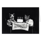 Vintage - Happy Birthday Kittens (Blank Inside), (Front Horizontal)