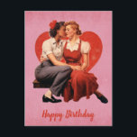 Vintage Happy Birthday Lesbian Couple Postcard<br><div class="desc">Wish your significant other -- your wife,  partner,  girlfriend -- a happy birthday with this vintage lesbian couple postcard!</div>
