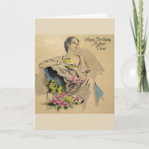 Vintage - Happy Birthday Mother Dear, Card