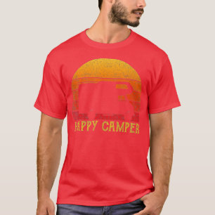 Vintage Happy Camper RV Camping Men Women Retro T-Shirt