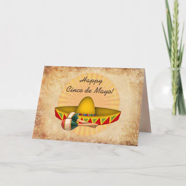 Vintage Happy Cinco de Mayo Card | Zazzle