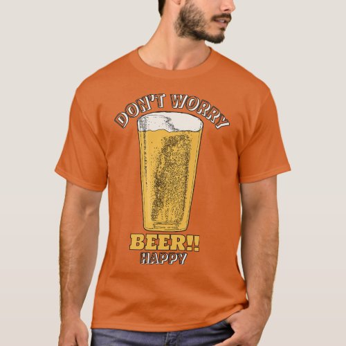 Vintage Happy Drink T_Shirt